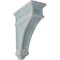 Ekena Millwork 4 1/2"W x 10"D x 13 3/4"H Arlington Wood Vintage Decor Corbel, Driftwood Blue CORWD04X10X13ARBU - alternate 1